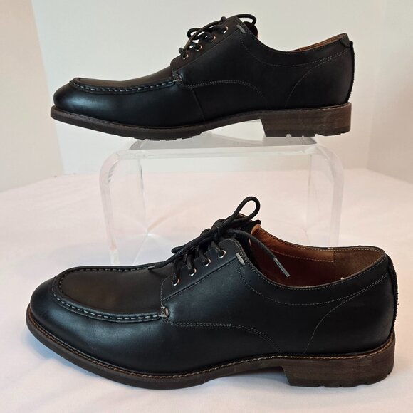 FLORSHEIM Men\'s Lodge Moc Toe Oxford Loafers Sz: 13 Black main image 4